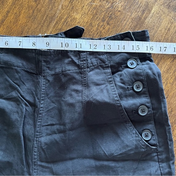 Pilcro by Anthropologie Black Linen Joggers Size 30 - Picture 6 of 8